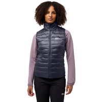 Jack Wolfskin Passamani Down Vest Women RDS Daunenweste Damen L grey,black Graphite von Jack Wolfskin