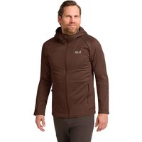 Jack Wolfskin Peak District Hooded FZ Men Fleecejacke mit Kapuze Herren M brown hot choc von Jack Wolfskin