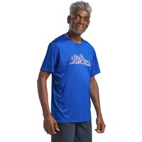 Jack Wolfskin Peak Graphic T-Shirt Men Funktionsshirt Herren XL blue MTN vibrant blue von Jack Wolfskin