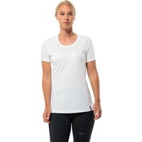 Jack Wolfskin Peak Graphic T-Shirt Women Funktionsshirt Damen XL weiß stark white von Jack Wolfskin
