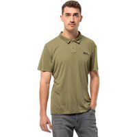 Jack Wolfskin Pikeh Polo Men Poloshirt Herren 3XL braun bay leaf von Jack Wolfskin