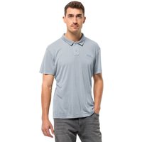 Jack Wolfskin Pikeh Polo Men Poloshirt Herren M soft blue soft blue von Jack Wolfskin