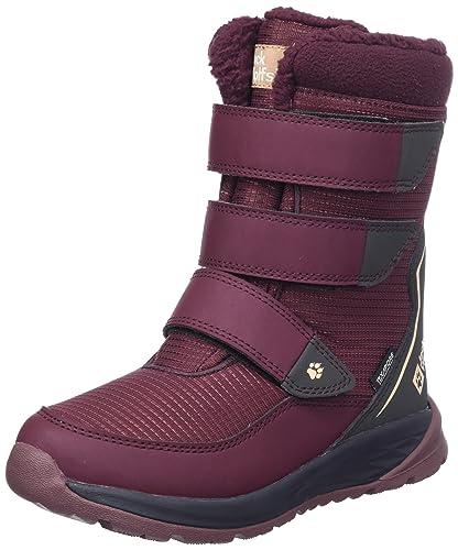 Jack Wolfskin Unisex Kinder Polar Boot Texapore High Vc K Schneestiefel, Boysenberry, 38 EU von Jack Wolfskin