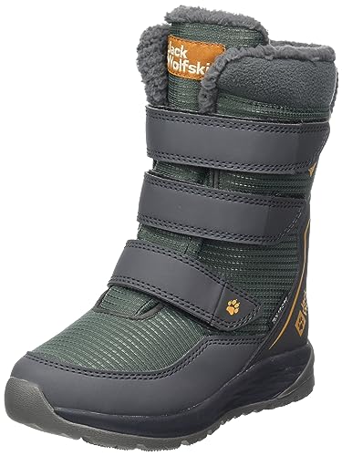 Jack Wolfskin Unisex Kinder Polar Boot Texapore High Vc K Schneestiefel, Slate Green, 39 EU von Jack Wolfskin