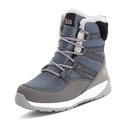 Jack Wolfskin Polar Wolf Texapore HIGH K Schneestiefel, Pebble Grey/Off-White, 31 EU von Jack Wolfskin