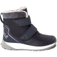 Jack Wolfskin Polar Wolf Texapore Mid VC Kids Wasserdichte Winterstiefel Kinder 37 blau dark blue / rose von Jack Wolfskin