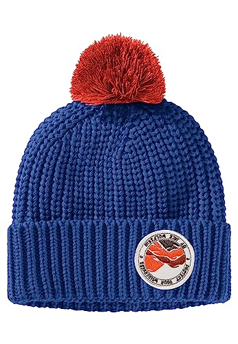 Jack Wolfskin Pompom Badge Beanie K Nordic Sky M von Jack Wolfskin