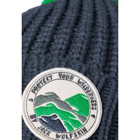 Jack Wolfskin Pompom Badge Beanie Kids Wintermütze Kinder M blue midnight sky Jack Wolfskin Pompom Badge Beanie Kids Wintermütze Kinder M blue midnight sky von Jack Wolfskin