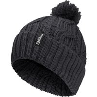 Jack Wolfskin Pompom Beanie Winddichte Strickmütze One Size black black von Jack Wolfskin