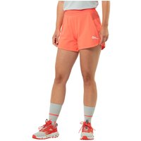 Jack Wolfskin Prelight 2in1 Shorts Women Kurze Wanderhose Damen S rot digital orange von Jack Wolfskin