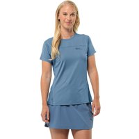 Jack Wolfskin Prelight Chill T-Shirt Women Funktionsshirt Damen S blue Elemental Blue von Jack Wolfskin