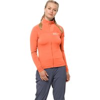 Jack Wolfskin Prelight FZ Women Fleecejacke Damen XL rot digital orange von Jack Wolfskin