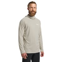 Jack Wolfskin Prelight Swift Hoody Men Langarm Funktionsshirt mit Kapuze und Sonnenschutz Damen S beige seal von Jack Wolfskin