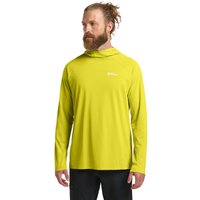 Jack Wolfskin Prelight Swift Hoody Men Langarm Funktionsshirt mit Kapuze und Sonnenschutz Damen XL yellow chartreuse von Jack Wolfskin