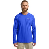 Jack Wolfskin Prelight Swift LS Men Langarm Funktionsshirt mit Sonnenschutz Herren L blue vibrant blue von Jack Wolfskin