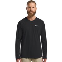 Jack Wolfskin Prelight Swift LS Men Langarm Funktionsshirt mit Sonnenschutz Herren XL black black von Jack Wolfskin