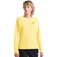 Jack Wolfskin Prelight Swift LS Women Langarm Funktionsshirt mit Sonnenschutz Damen XL yellow lemon ice von Jack Wolfskin
