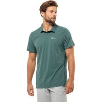 Jack Wolfskin Prelight Trail Polo Men Poloshirt Herren S jade green jade green von Jack Wolfskin