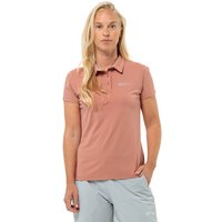 Jack Wolfskin Prelight Trail Polo Women Funktionsshirt Damen L braun astro dust von Jack Wolfskin