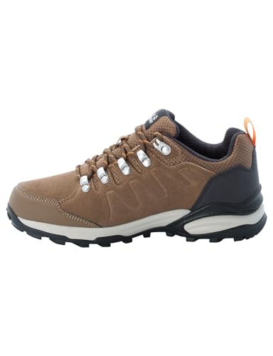 Jack Wolfskin Damen Refugio Texapore Low W, Brown / Apricot, 37.5 EU von Jack Wolfskin