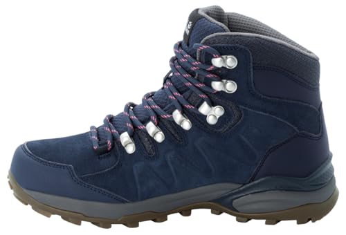 Jack Wolfskin Damen Refugio Texapore Mid W, Dark Blue / Grey, 37 EU von Jack Wolfskin