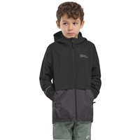 Jack Wolfskin Rainy Days 2L Jacket Kids Regenjacke Kinder 104 black granite black von Jack Wolfskin