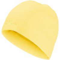 Jack Wolfskin Real Stuff Beanie Beanie Mütze One Size yellow lemon ice von Jack Wolfskin