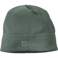 Jack Wolfskin Real Stuff Beanie Beanie Mütze one size hedge green hedge green von Jack Wolfskin