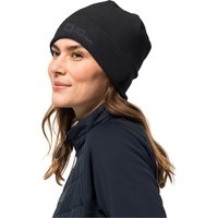 Jack Wolfskin Real Stuff Beanie Beanie Mütze one size schwarz black von Jack Wolfskin