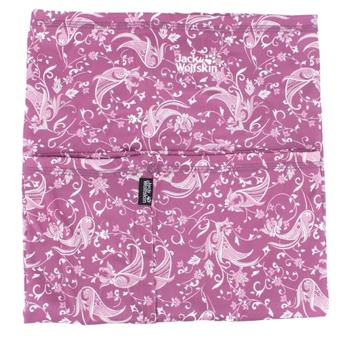 Jack Wolfskin Real Stuff Print Loop Schlauch Schal Neck Warmer Pink 1909061-8865 von Jack Wolfskin