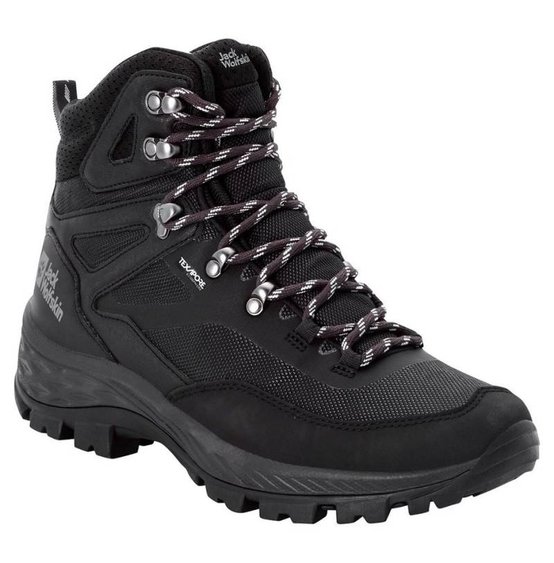 Jack Wolfskin Rebellion Guide Texapore Mid (100% PFC-frei,wasserdicht) schwarz Wanderschuh von Jack Wolfskin