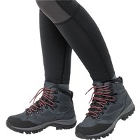 Jack Wolfskin Rebellion Texapore Mid Women Wasserdichte Trekkingschuhe Damen 35.5 grau grey / red von Jack Wolfskin