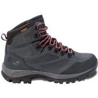 Jack Wolfskin Rebellion Texapore Mid Women Wasserdichte Trekkingschuhe Damen 37.5 grau grey / red von Jack Wolfskin