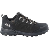 Jack Wolfskin Refugio Texapore Low Men Wasserdichte Wanderschuhe Herren 42.5 schwarz phantom / burly yellow XT von Jack Wolfskin