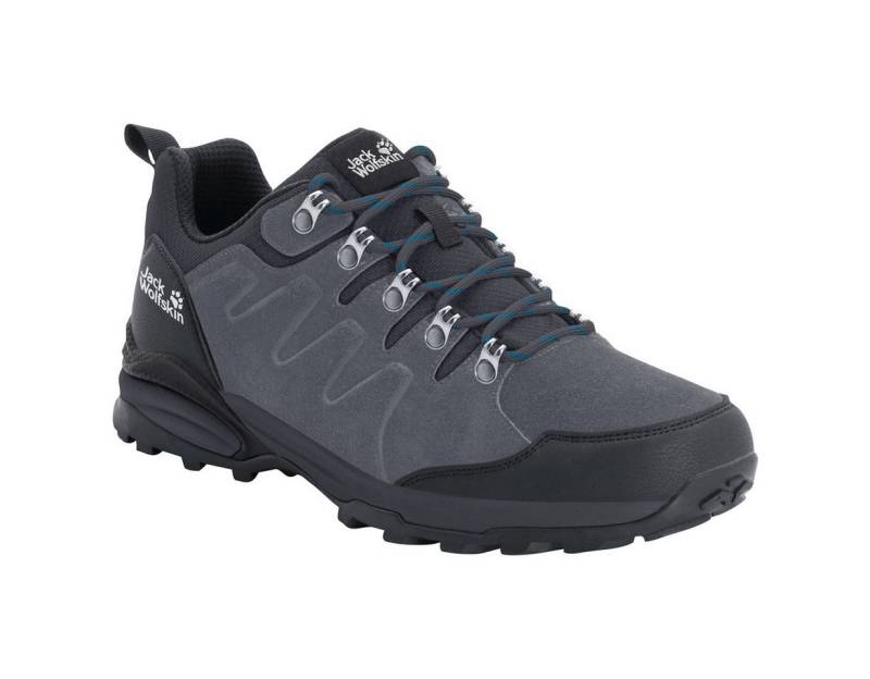 Jack Wolfskin Refugio Texapore Low - Veloursleder, wasserdicht - grau Herren Wanderschuh von Jack Wolfskin