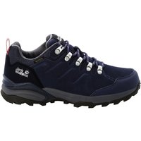 Jack Wolfskin Refugio Texapore Low Women Wasserdichte Wanderschuhe Damen 39 blau dark blue / grey von Jack Wolfskin