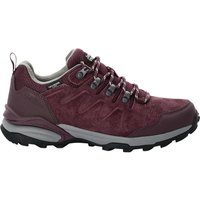 Jack Wolfskin Refugio Texapore Low Women Wasserdichte Wanderschuhe Damen 39 dark maroon dark maroon von Jack Wolfskin