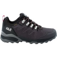 Jack Wolfskin Refugio Texapore Low Women Wasserdichte Wanderschuhe Damen 40.5 grau dark steel / purple von Jack Wolfskin