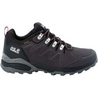 Jack Wolfskin Refugio Texapore Low Women Wasserdichte Wanderschuhe Damen 41 grau dark steel / purple von Jack Wolfskin