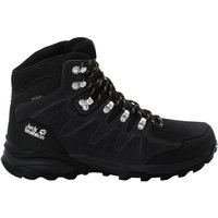 Jack Wolfskin Refugio Texapore Mid Men Wasserdichte Wanderschuhe Herren 42 schwarz phantom / burly yellow XT von Jack Wolfskin