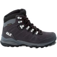 Jack Wolfskin Refugio Texapore Mid Women Wasserdichte Wanderschuhe Damen 42.5 grau dark steel / purple von Jack Wolfskin