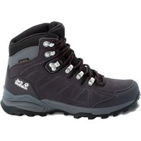 Jack Wolfskin Refugio Texapore Mid Women Wasserdichte Wanderschuhe Damen 43 grau dark steel / purple von Jack Wolfskin