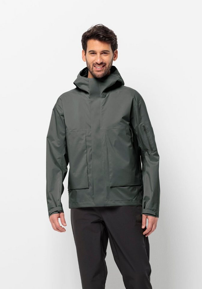 Jack Wolfskin Regenjacke WANDERMOOD 3L JKT M von Jack Wolfskin