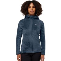 Jack Wolfskin Rotwand Hooded FZ Women Fleecejacke mit Kapuze Damen XL blue midnight sky von Jack Wolfskin