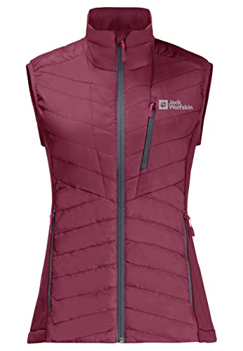 Jack Wolfskin Routeburn Pro Ins Vest Women Größe L sangria red von Jack Wolfskin