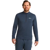Jack Wolfskin SKY Thermal HZ Men Langarm Funktionsshirt Herren XXXL blue midnight sky von Jack Wolfskin