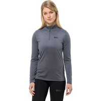 Jack Wolfskin SKY Thermal HZ Women Langarm Funktionsshirt Damen XL dolphin dolphin von Jack Wolfskin