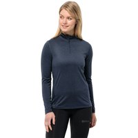 Jack Wolfskin SKY Thermal HZ Women Langarm Funktionsshirt Damen XS blau night blue von Jack Wolfskin