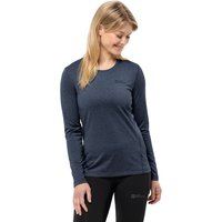 Jack Wolfskin SKY Thermal L/S Women Langarm Funktionsshirt Damen M blau night blue von Jack Wolfskin