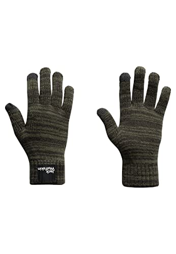 Jack Wolfskin SPIRIT KNIT GLOVE Y thyme green S/M von Jack Wolfskin